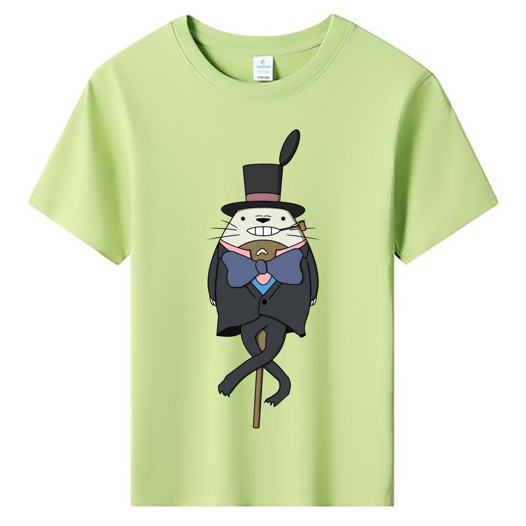 （画像用） となりのトトロ 草壁メイ 草壁サツキ My Neighbor Totoro Satsuki Kusakabe Mei Kusakabe 綿100％キッズTシャツ（フロントプリント）